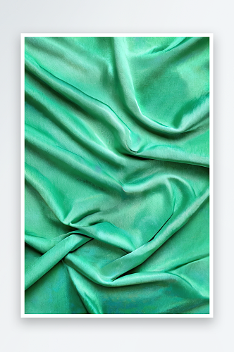 绿色布布涤纶纹理和纺织品背景照片