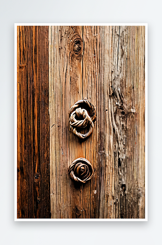 经典的木板背景与独特的自然纹理和一个木结
