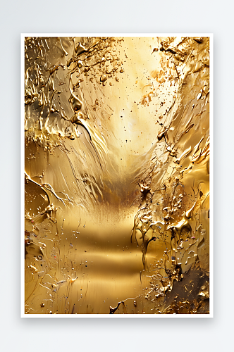 金色的泡沫图案金色的泡沫图案闪烁的背景抽