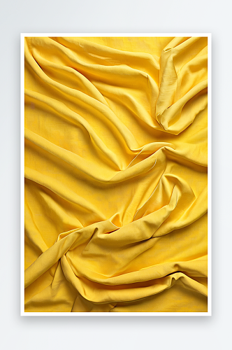 黄布布的纹理与棉布纺织背景照片