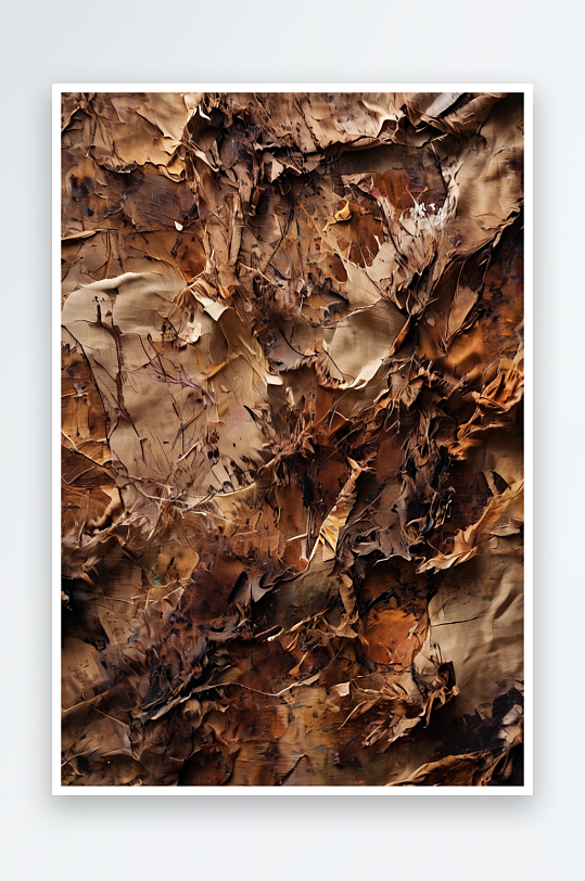 宏观抽象特写纹理织物的法兰绒棕色背景照片