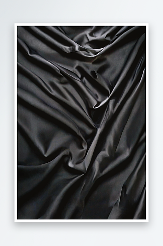 黑色织物的全框镜头照片