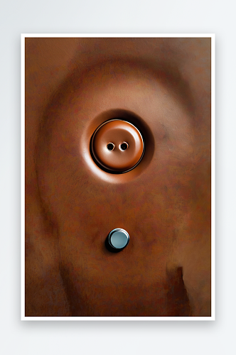 豪华的棕色哑光彩色生态皮革纹理家具与按钮