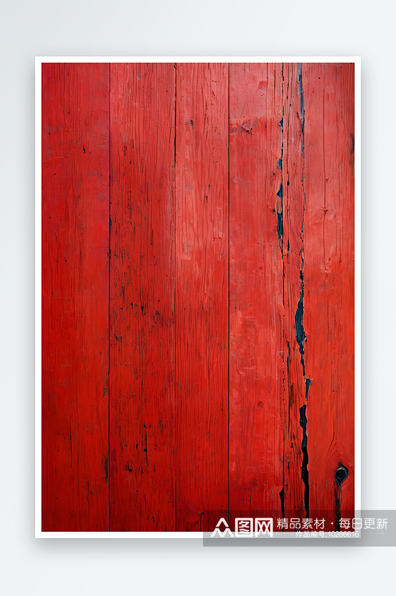 复古红色木板背景照片素材