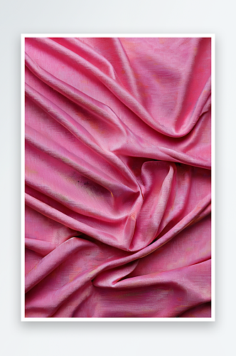 粉嫩的面料和涤纶面料的质感和纺织背景照片