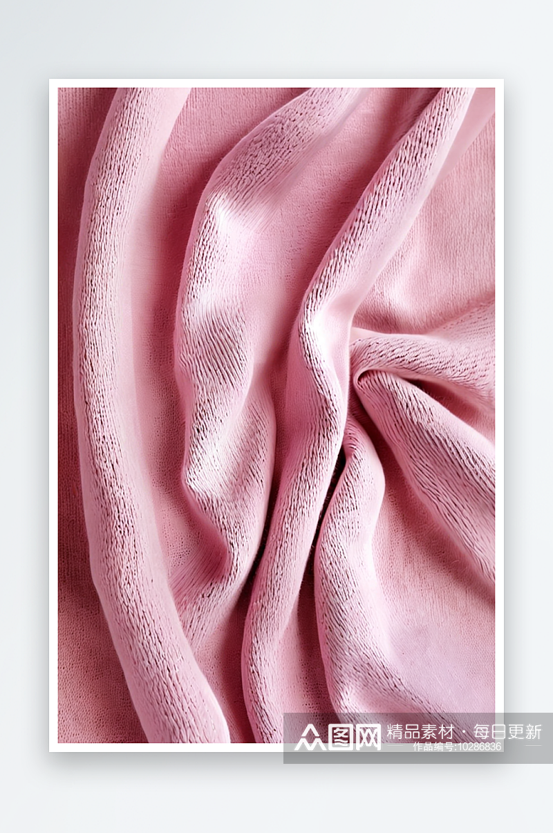 粉红色针织织物的质地粉红色的背景淡粉色厚素材