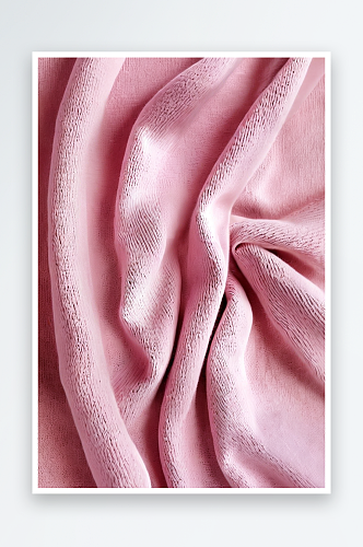 粉红色针织织物的质地粉红色的背景淡粉色厚