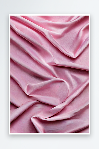 粉红色布布涤纶质感和织物背景照片