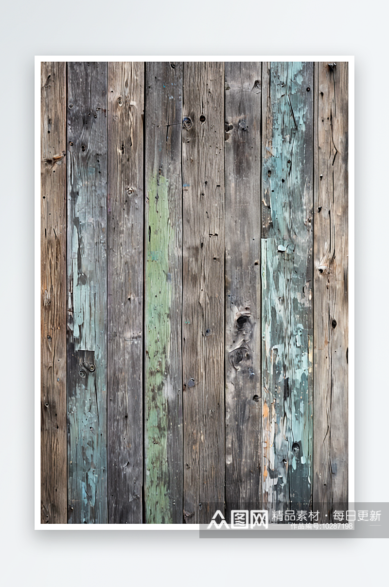 法上萨瓦由自然风化的灰色木板制成的质朴墙素材