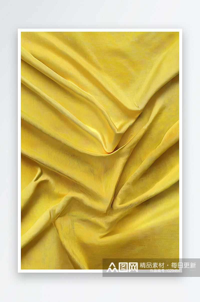 黄色帆布织物的涤纶质地和纺织背景布照片素材