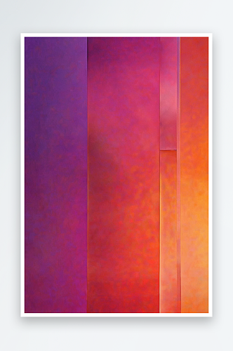抽象背景的正方形和线条与紫色到橙色的梯度