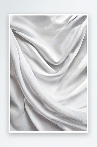 白色布布涤纶纹理和纺织品背景照片