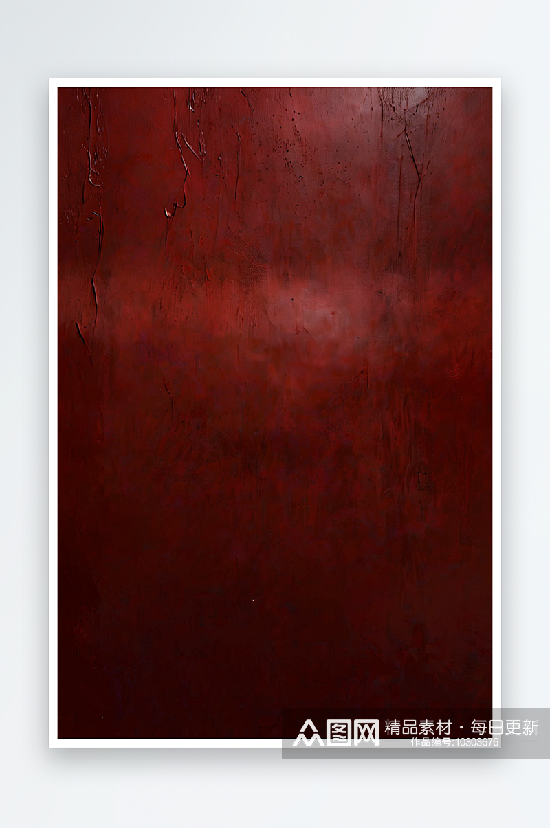 背景墙为暗红色石材表面材质光滑水泥地面照素材