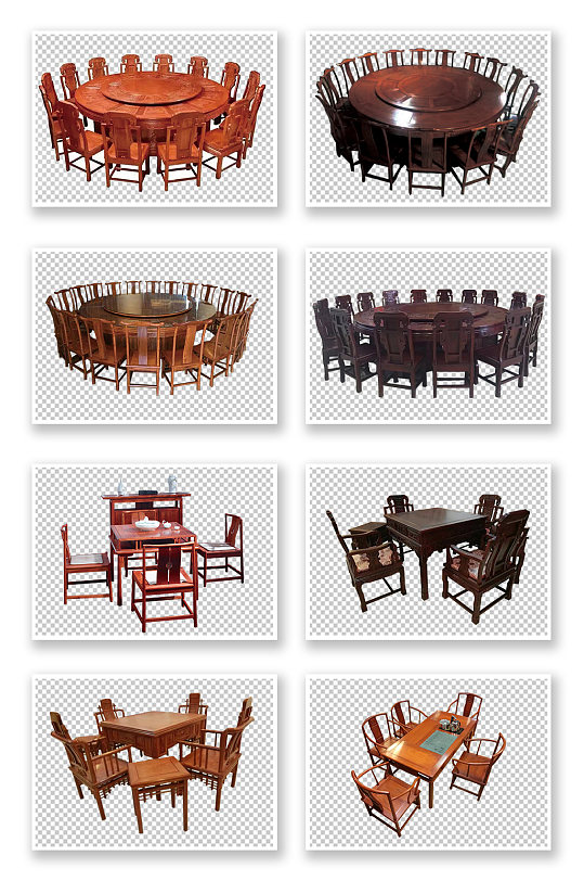 红木家具餐桌茶台