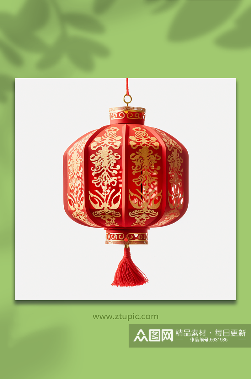 中国传统喜庆红灯笼数字艺术图片素材