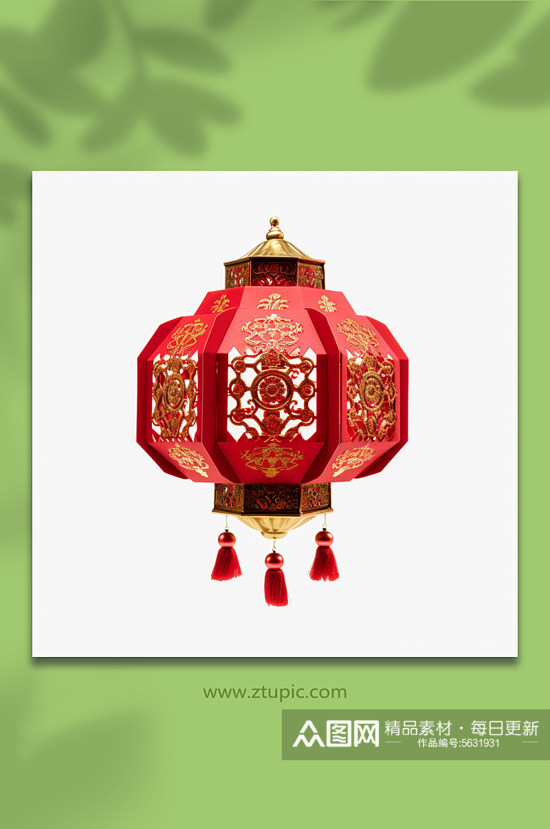 中国传统喜庆红灯笼数字艺术图片素材