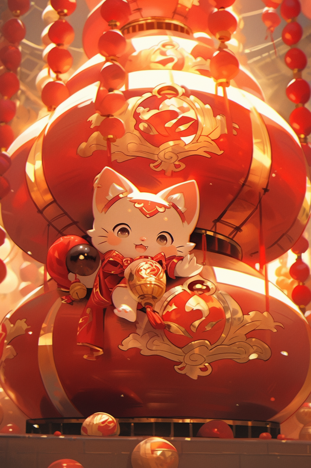 简约招财猫素材图片素材