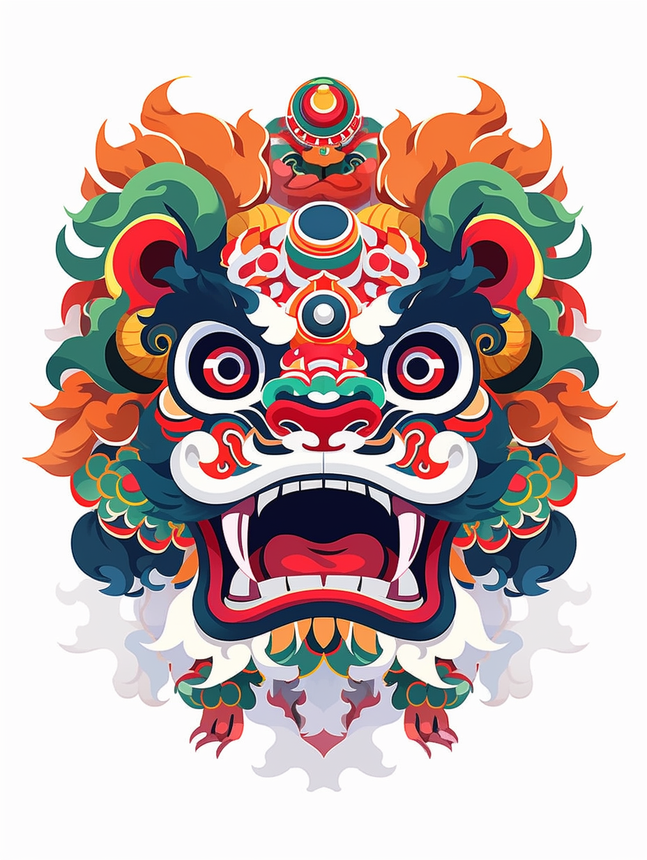 数字艺术AI图狮子人物素材图片素材