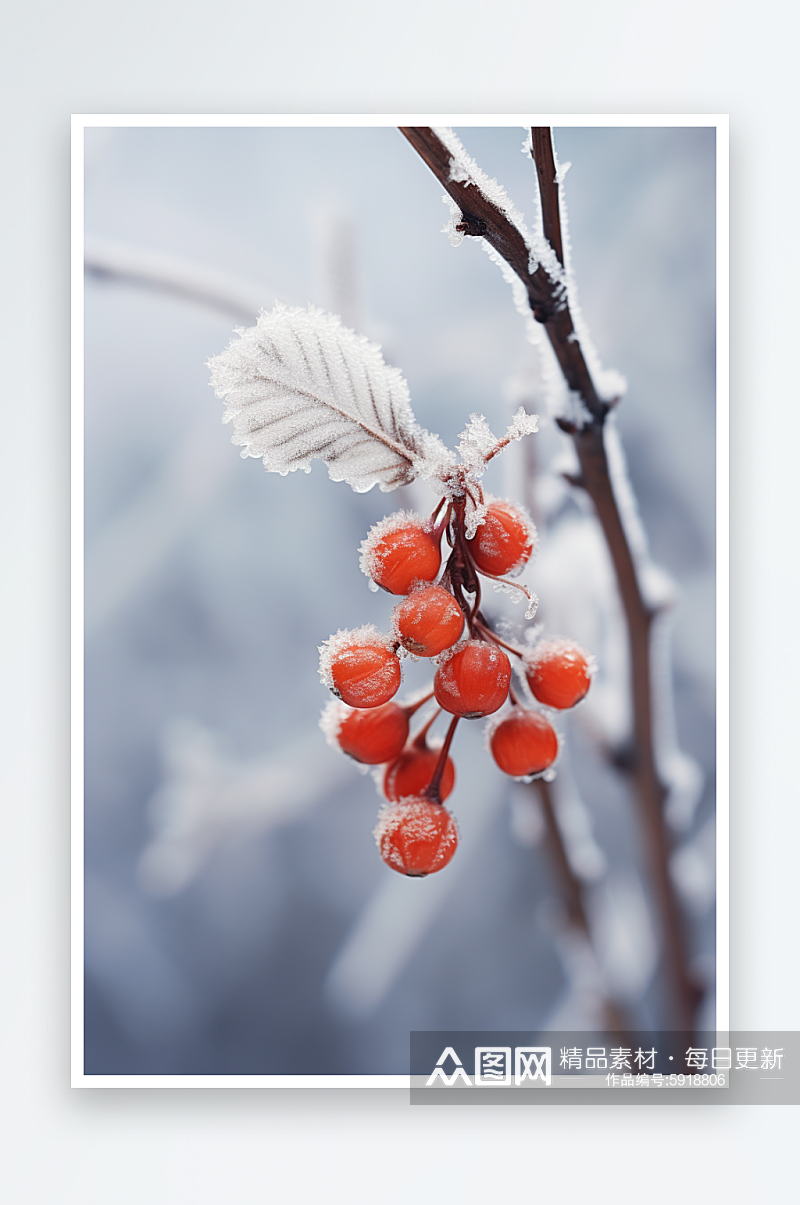 冬天植物素材图片素材