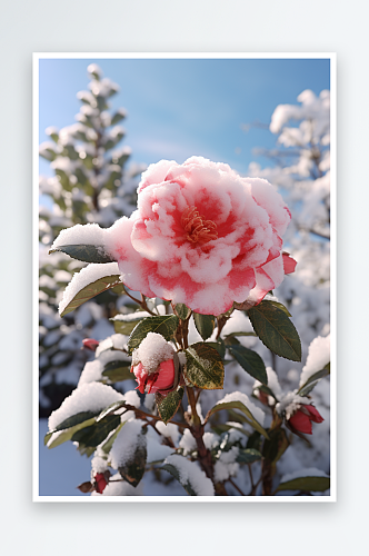 冬天植物花朵素材图片