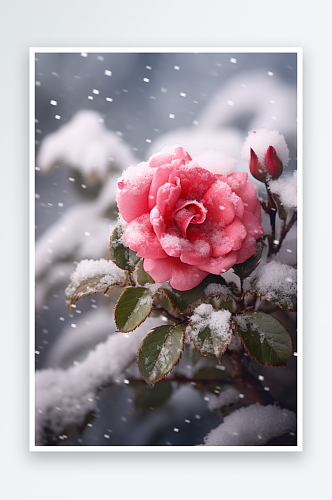 冬天植物花朵素材图片