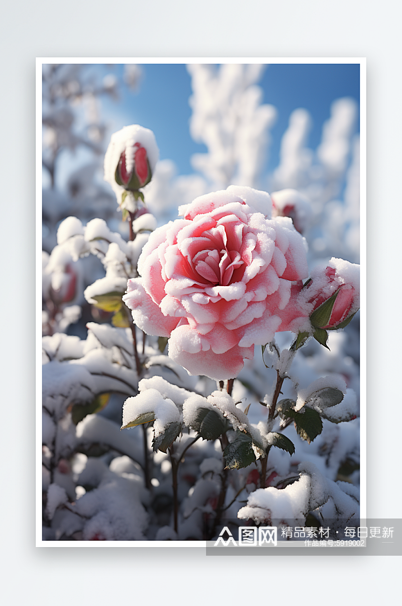 冬天植物花朵素材图片素材