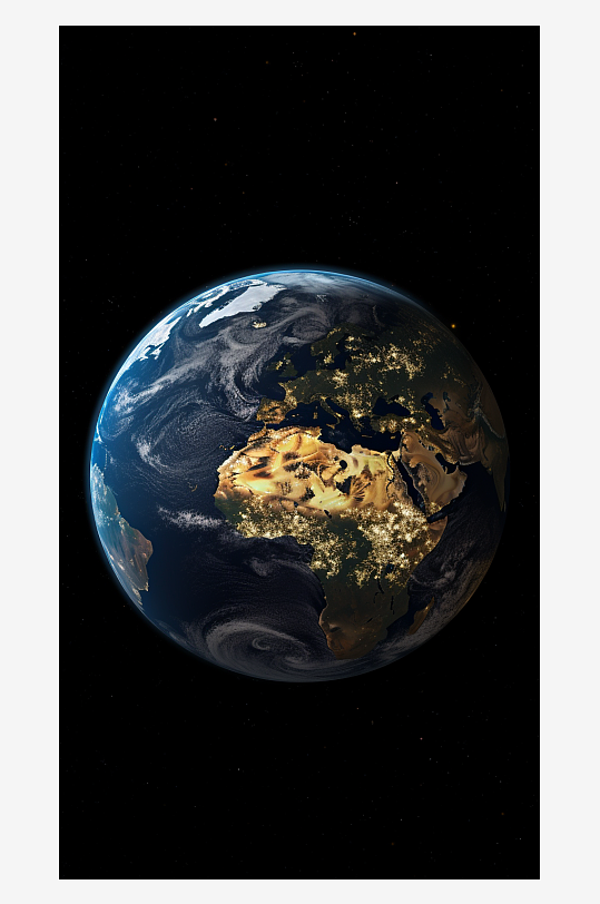 数字艺术AI图星球素材图片