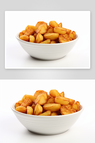 数字艺术图AI图土豆制品素材图片