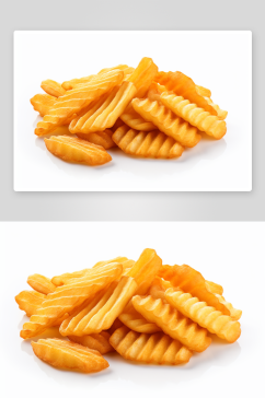 数字艺术图AI图薯条薯片薯块素材图片