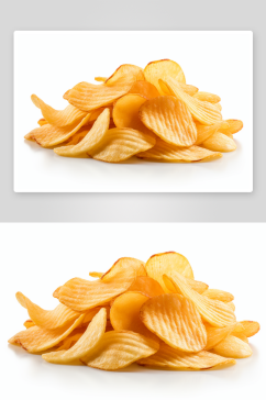 数字艺术图AI图薯条薯片薯块素材图片