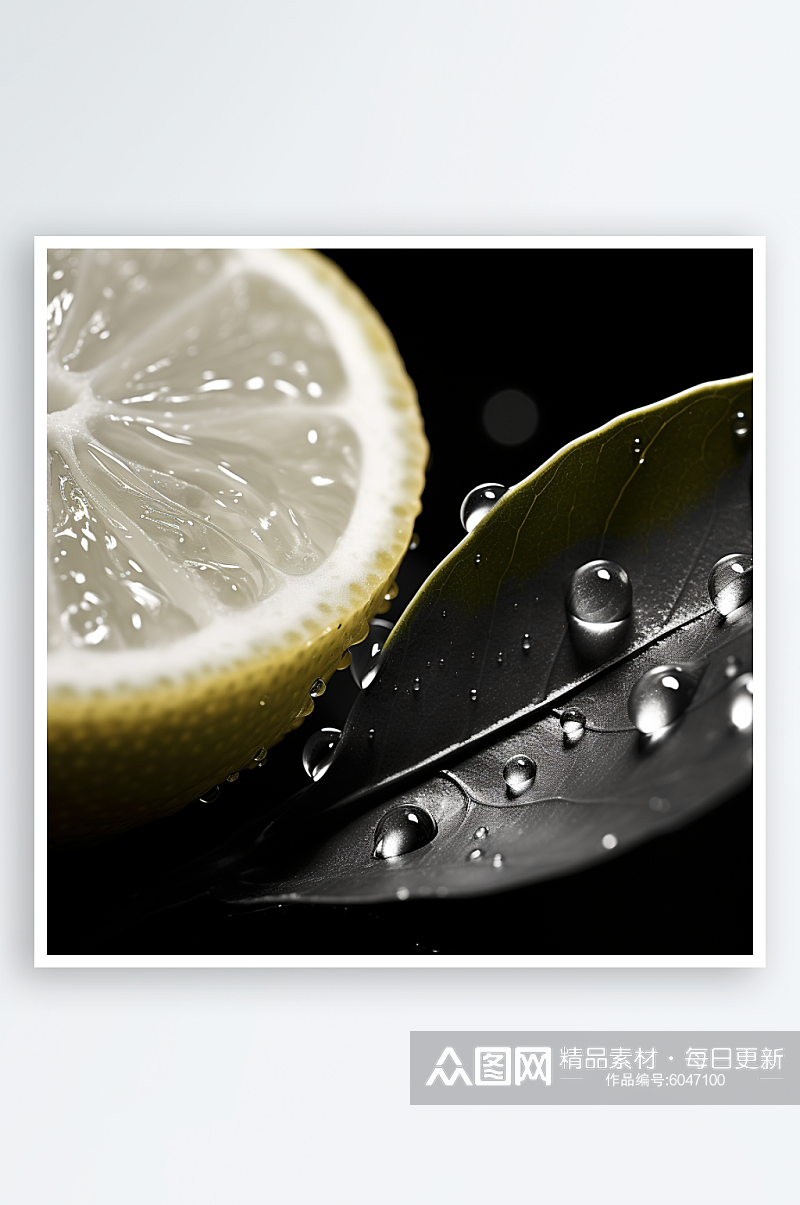 数字艺术AI图柠檬素材图片素材