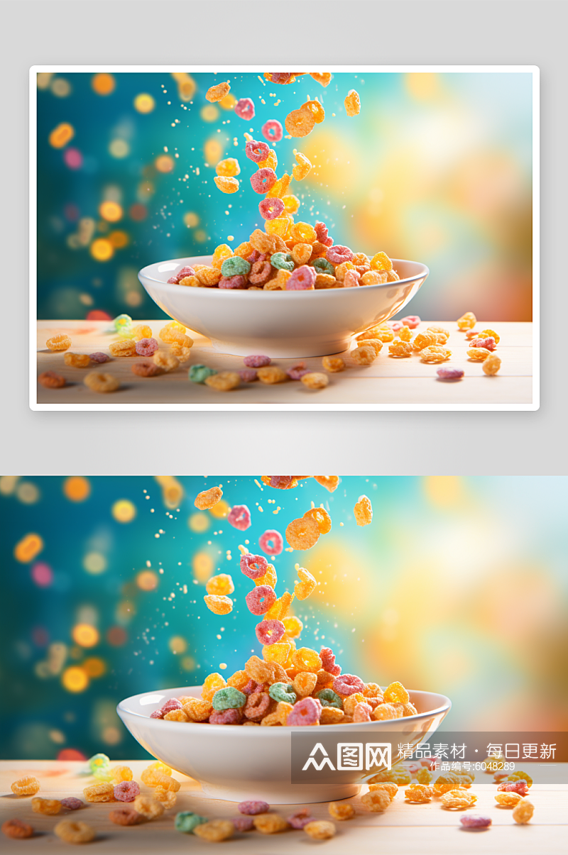 数字艺术图AI图甜品素材图片素材