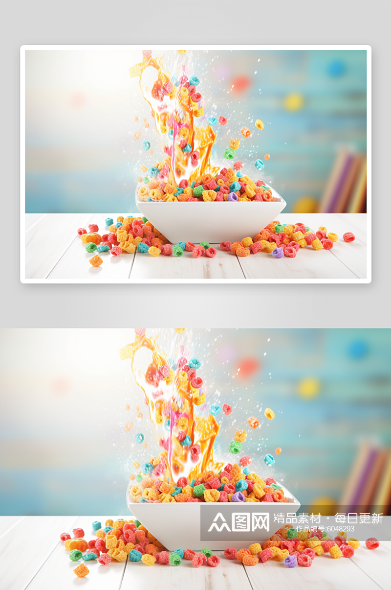 数字艺术图AI图甜品素材图片素材
