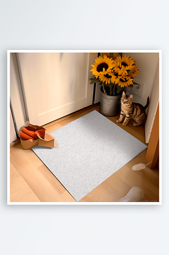 数字艺术图AI图地毯地垫样机素材图片