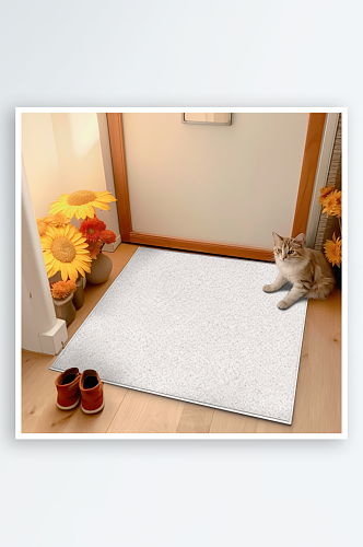 数字艺术图AI图地毯地垫样机素材图片