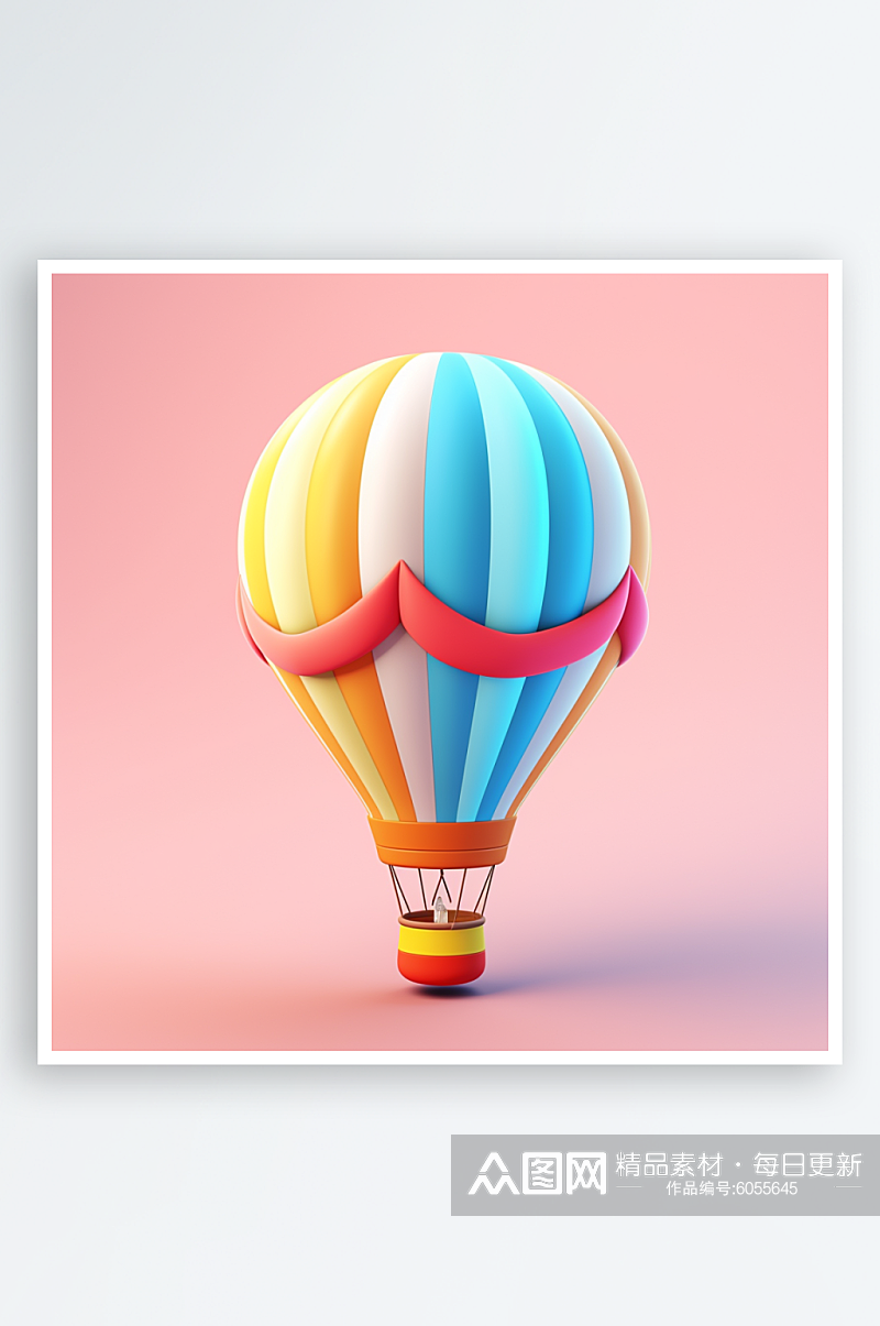 数字艺术图AI气球素材图片素材