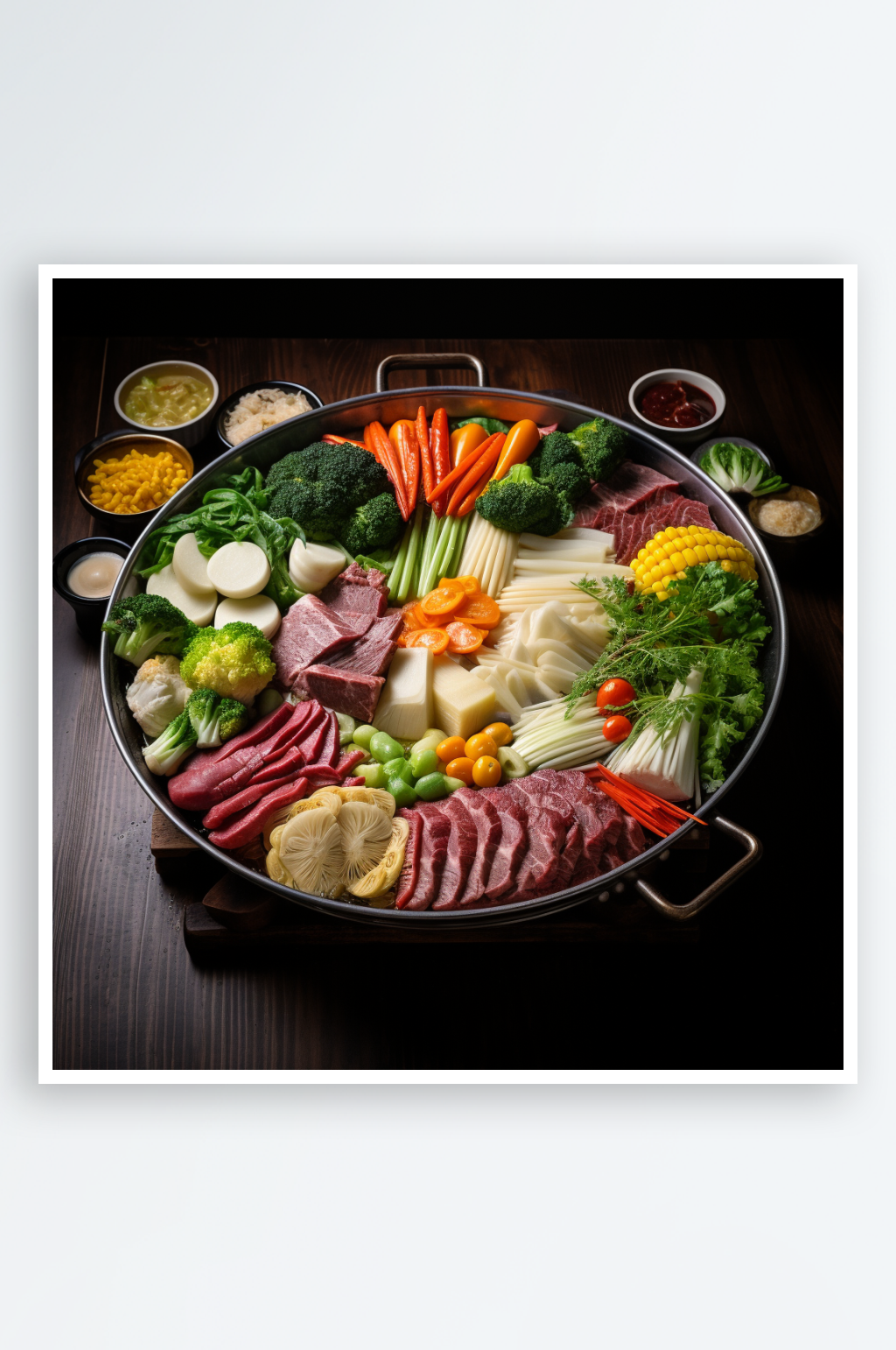 數(shù)字藝術(shù)AI圖火鍋素材圖片素材