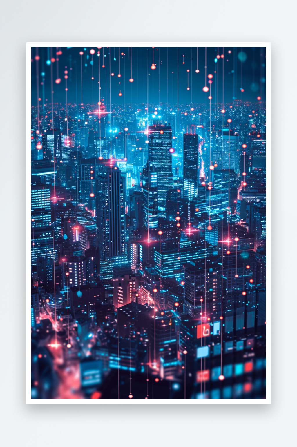 数字艺术AI图科技城市素材图片素材