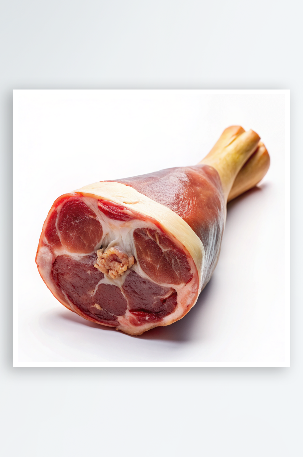 新鲜猪腿肉素材图AI图素材