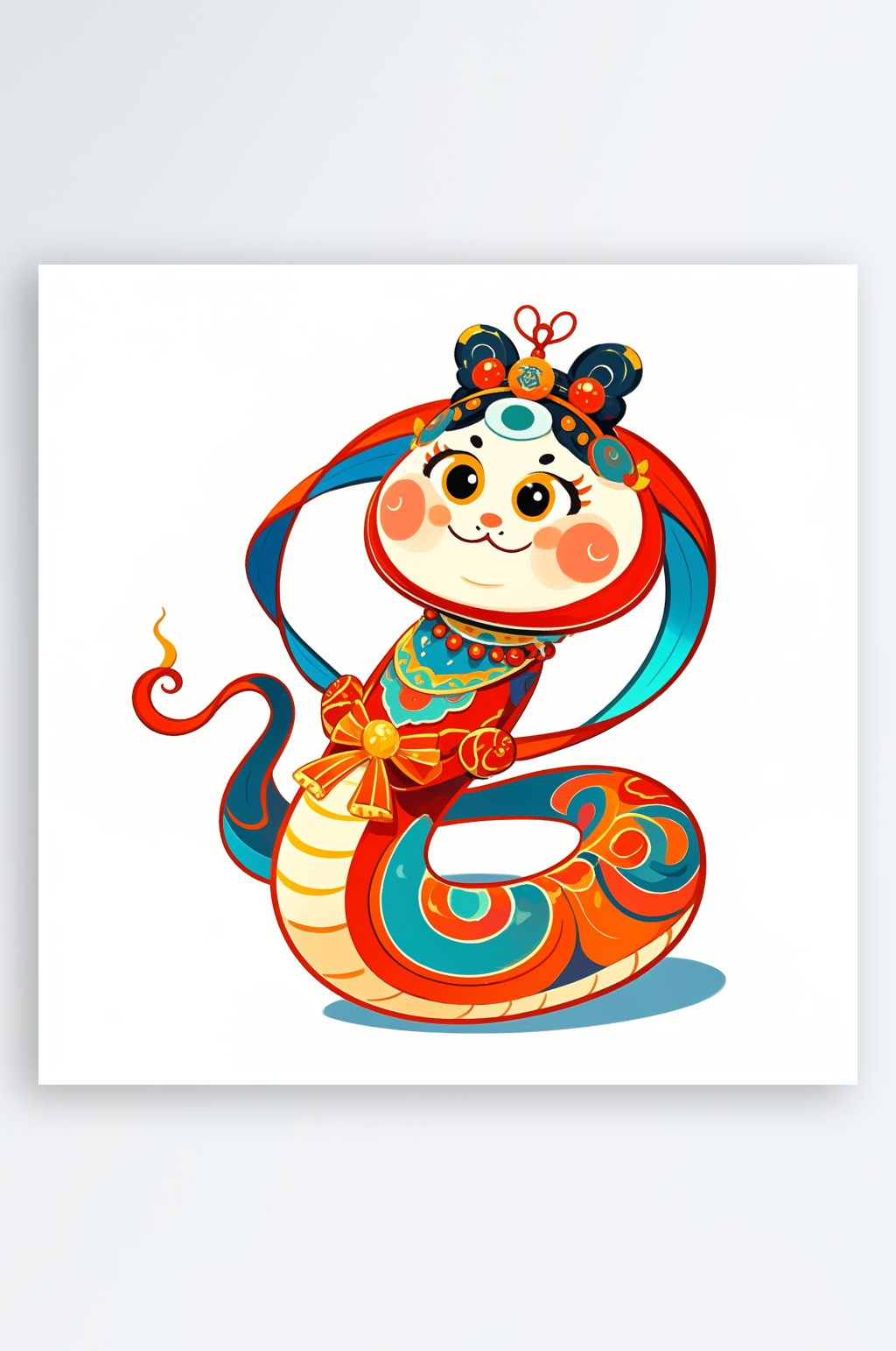 2025蛇年新年卡通蛇素材图素材
