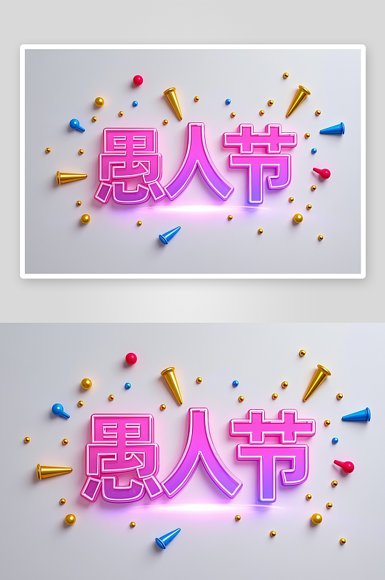41愚人節(jié)藝術(shù)字簡(jiǎn)約藝術(shù)字