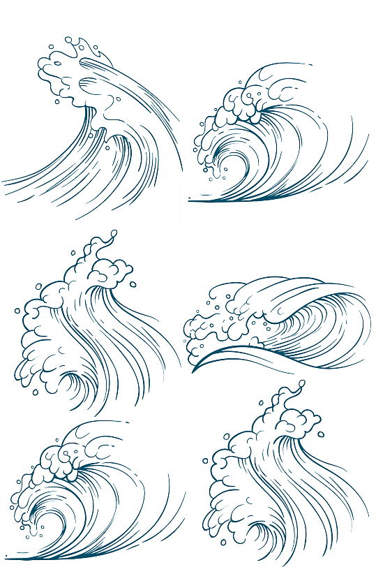 国风海浪线条元素.png