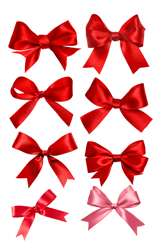 蝴蝶结素材.png-众图网