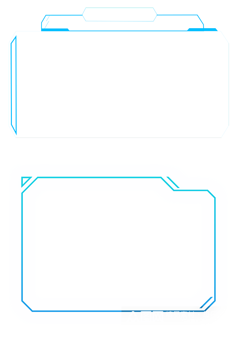 科技线框免抠.png素材