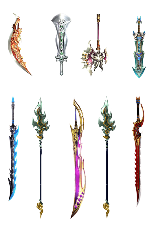 免抠武器游戏素材.png-众图网