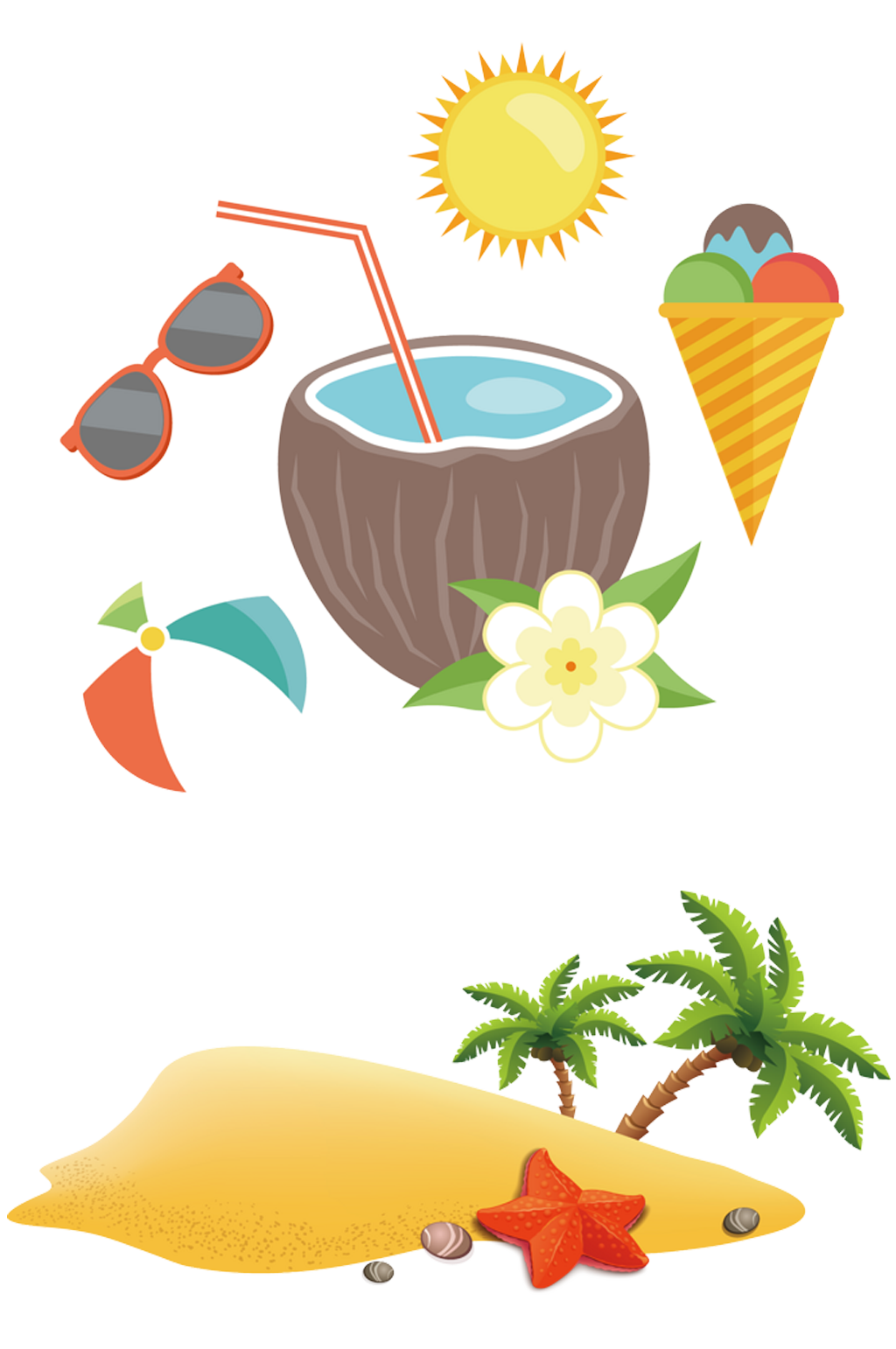 夏日雨露哦素材.png素材