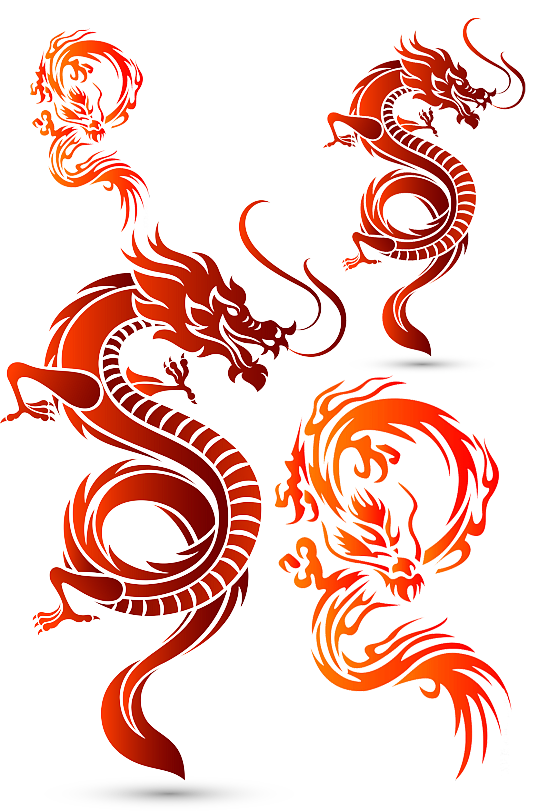 >国潮吉祥龙素材下载