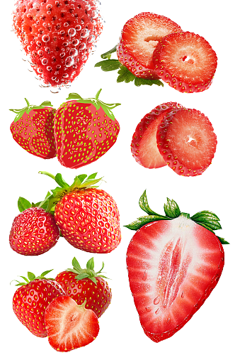 草莓高清免抠.png