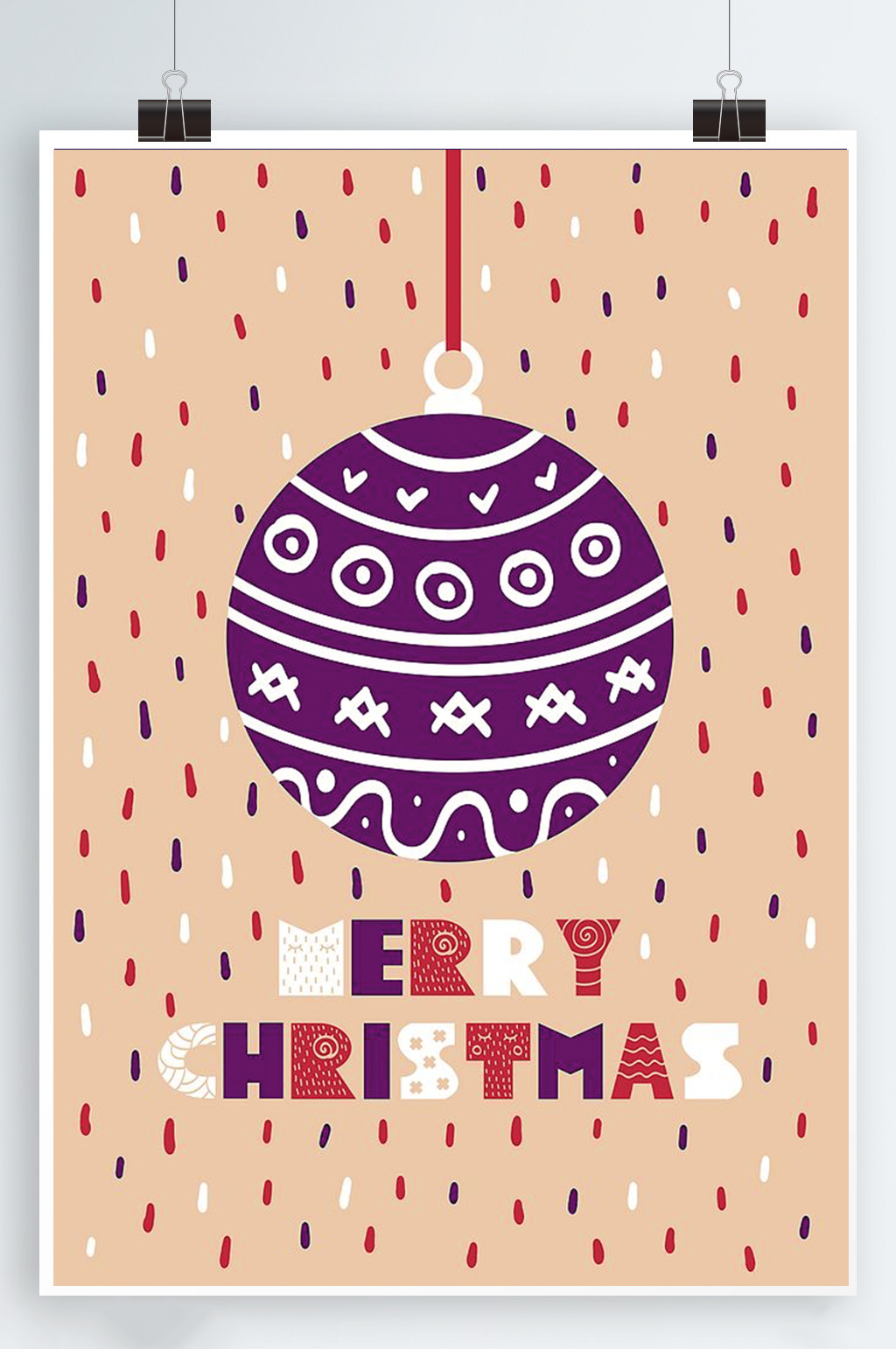 圣诞海报糖果.png素材