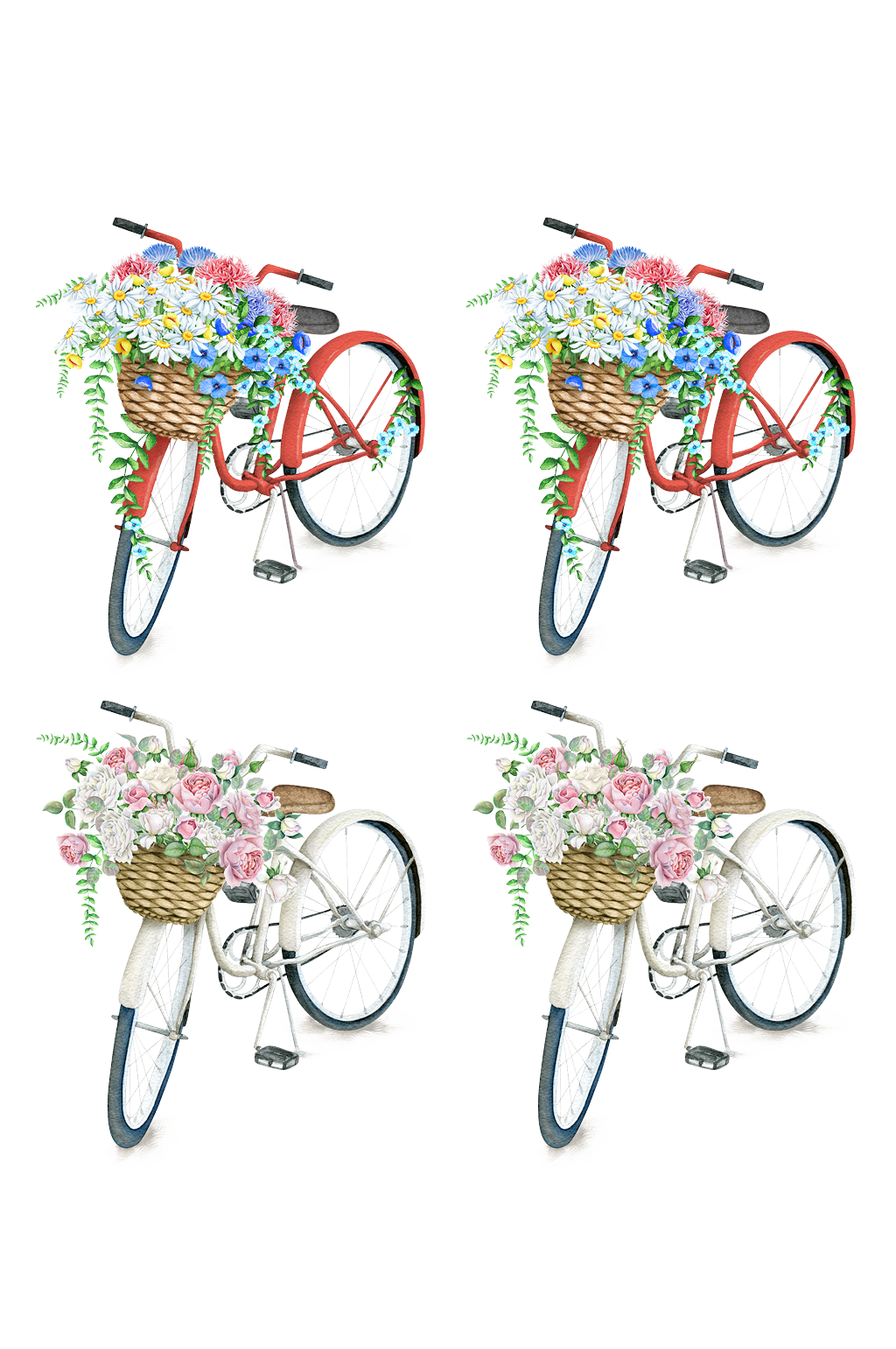 唯美自行车素材.png素材